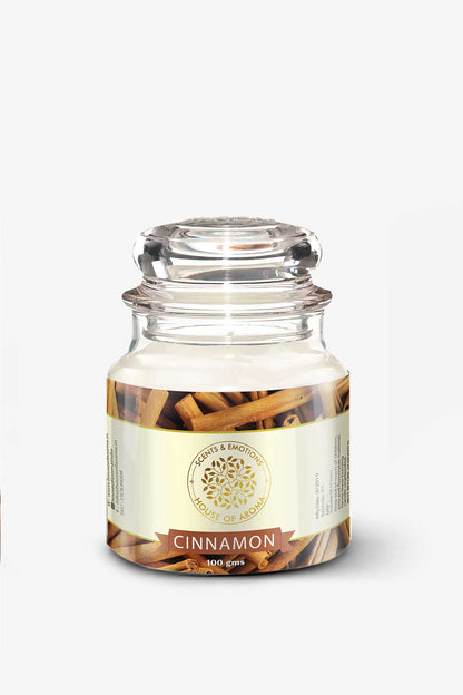 House of Aroma Cinnamon Bell Jar Candle