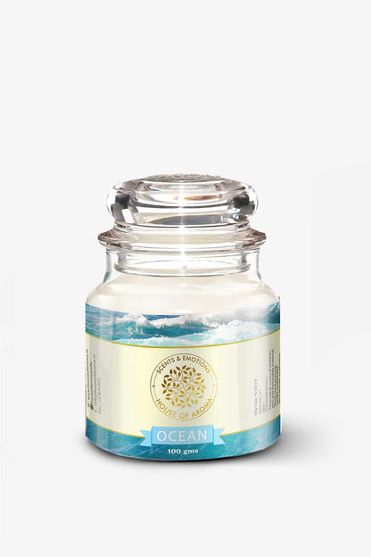 House of Aroma Ocean Bell Jar Candle