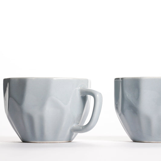Powder Blue Asym Ceramic Cups