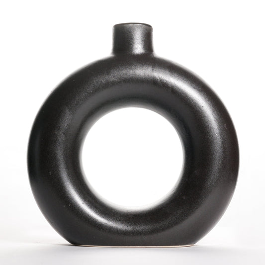 Ceramic Doughnut Vase