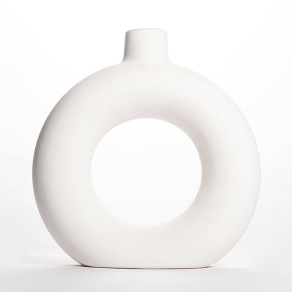 Ceramic Doughnut Vase