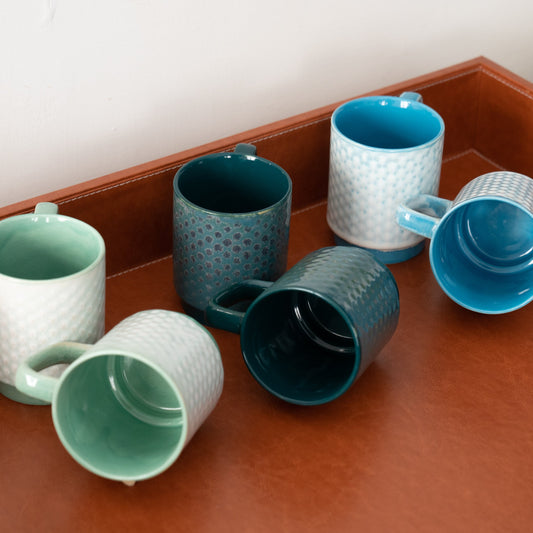 Textured Ceramic Cups